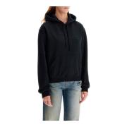 Geborduurde Katoenen Jersey Hoodie Sweatshirt Marc Jacobs , Black , Da...