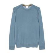 Navy Merinowollen Trui Paul Smith , Blue , Heren