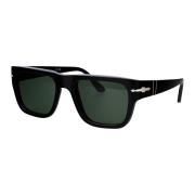 Stijlvolle zonnebril met model 0Po3348S Persol , Black , Unisex