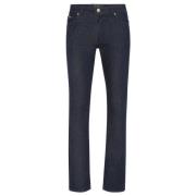 Blauwe Denim Slim Fit Jeans Billionaire , Blue , Heren