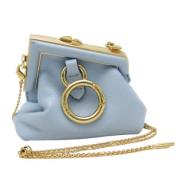 Pre-owned Leather fendi-bags Fendi Vintage , Blue , Dames