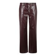 Vinaccia Broek Aw24 Damesmode Federica Tosi , Brown , Dames