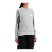 Geborsteld katoenen sweatshirt met flocklogo Isabel Marant Étoile , Gr...