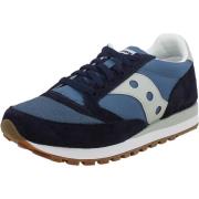 Blauwe Jazz Sneaker Platte Hak Nylon Saucony , Blue , Heren