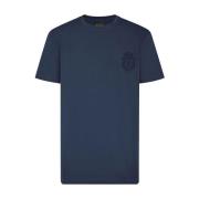 Casual Katoenen T-Shirt in Blauw Billionaire , Blue , Heren