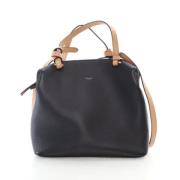 Pre-owned Leather celine-bags Celine Vintage , Black , Dames