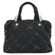 Pre-owned Nylon chanel-bags Chanel Vintage , Black , Dames