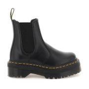 Quad Chelsea laarzen met iconische stiksels Dr. Martens , Black , Dame...