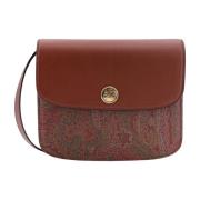 Bruine Schoudertas met Paisley Motief Etro , Brown , Dames