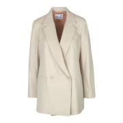 Stijlvolle Jas voor Mannen NIU , Beige , Dames