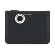 Leren Pouch met Oogdetail Comme des Garçons , Black , Unisex