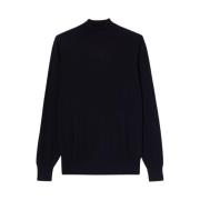 Merino wollen Mock Neck Sweater Brooks Brothers , Blue , Heren