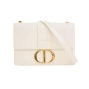 Pre-owned Leather dior-bags Dior Vintage , White , Dames