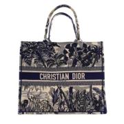 Pre-owned Canvas dior-bags Dior Vintage , Blue , Dames