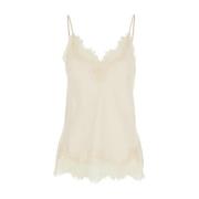 Witte Coco Bias Camie Top Gold Hawk , White , Dames