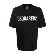 T-Shirts Dsquared2 , Black , Heren