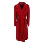 Dameskleding Jassen Rood Aw24 Tagliatore , Red , Dames