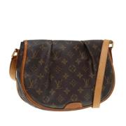 Pre-owned Canvas louis-vuitton-bags Louis Vuitton Vintage , Brown , Da...