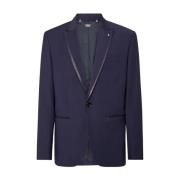 Klassieke Navy Blazer voor Mannen Billionaire , Blue , Heren