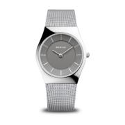 Dames armbandhorloge Slim Classic glanzend zilver 11936-309 Bering , G...