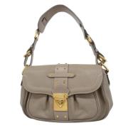 Pre-owned Leather louis-vuitton-bags Louis Vuitton Vintage , Gray , Da...