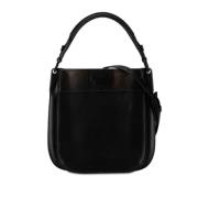 Pre-owned Leather handbags Prada Vintage , Black , Dames