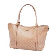 Pre-owned Coated canvas gucci-bags Gucci Vintage , Pink , Dames