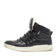 Pre-owned Leather sneakers Dolce & Gabbana Pre-owned , Black , Heren