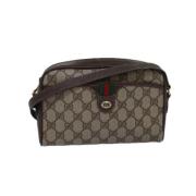 Pre-owned Plastic gucci-bags Gucci Vintage , Beige , Dames