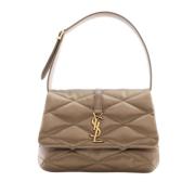 Pre-owned Fabric handbags Yves Saint Laurent Vintage , Brown , Dames