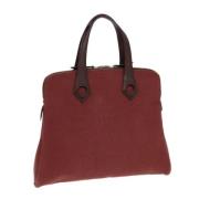 Pre-owned Canvas handbags Hermès Vintage , Brown , Dames