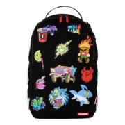 Zwart Dlx-Special Velcro Patch Rugzak Sprayground , Black , Unisex