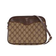 Pre-owned Canvas gucci-bags Gucci Vintage , Brown , Dames