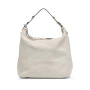 Pre-owned Leather handbags Gucci Vintage , White , Dames