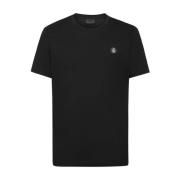 Casual Katoenen T-Shirt Billionaire , Black , Heren