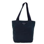 Pre-owned Fabric totes Prada Vintage , Blue , Dames