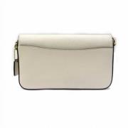 Pre-owned Leather shoulder-bags Coach Pre-owned , White , Dames