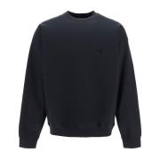 Minimalistische Oversized Crewneck Sweatshirt Y-3 , Black , Heren