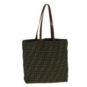 Pre-owned Canvas totes Fendi Vintage , Brown , Dames