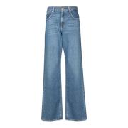 Blauwe Jeans voor Vrouwen Aw24 7 For All Mankind , Blue , Dames