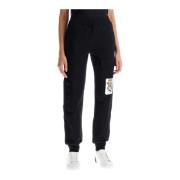 Teddy Bear Joggingbroek Moschino , Black , Dames