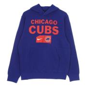 Chicago Cubs Logo Hoodie Pullover Nike , Blue , Heren