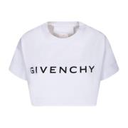 Witte T-shirts & Polos Aw24 Givenchy , White , Dames