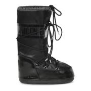 Zwarte enkellaarsjes voor vrouwen Moon Boot , Black , Dames