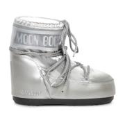 Metallic Enkellaarzen voor Vrouwen Moon Boot , Gray , Dames