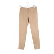 Pre-owned Cotton bottoms Dolce & Gabbana Pre-owned , Beige , Dames