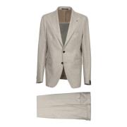 Beige Pak voor Mannen Aw24 Tagliatore , Beige , Heren