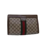 Pre-owned Plastic gucci-bags Gucci Vintage , Beige , Dames