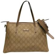 Pre-owned Fabric gucci-bags Gucci Vintage , Beige , Dames