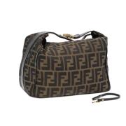 Pre-owned Canvas handbags Fendi Vintage , Brown , Dames